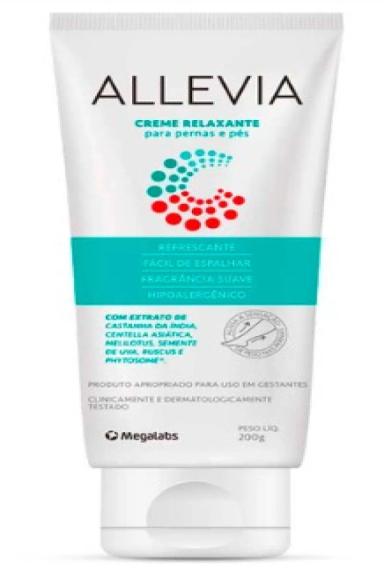 ALLEVIA CREME RELAXANTE PARA PERNAS E PéS 200G