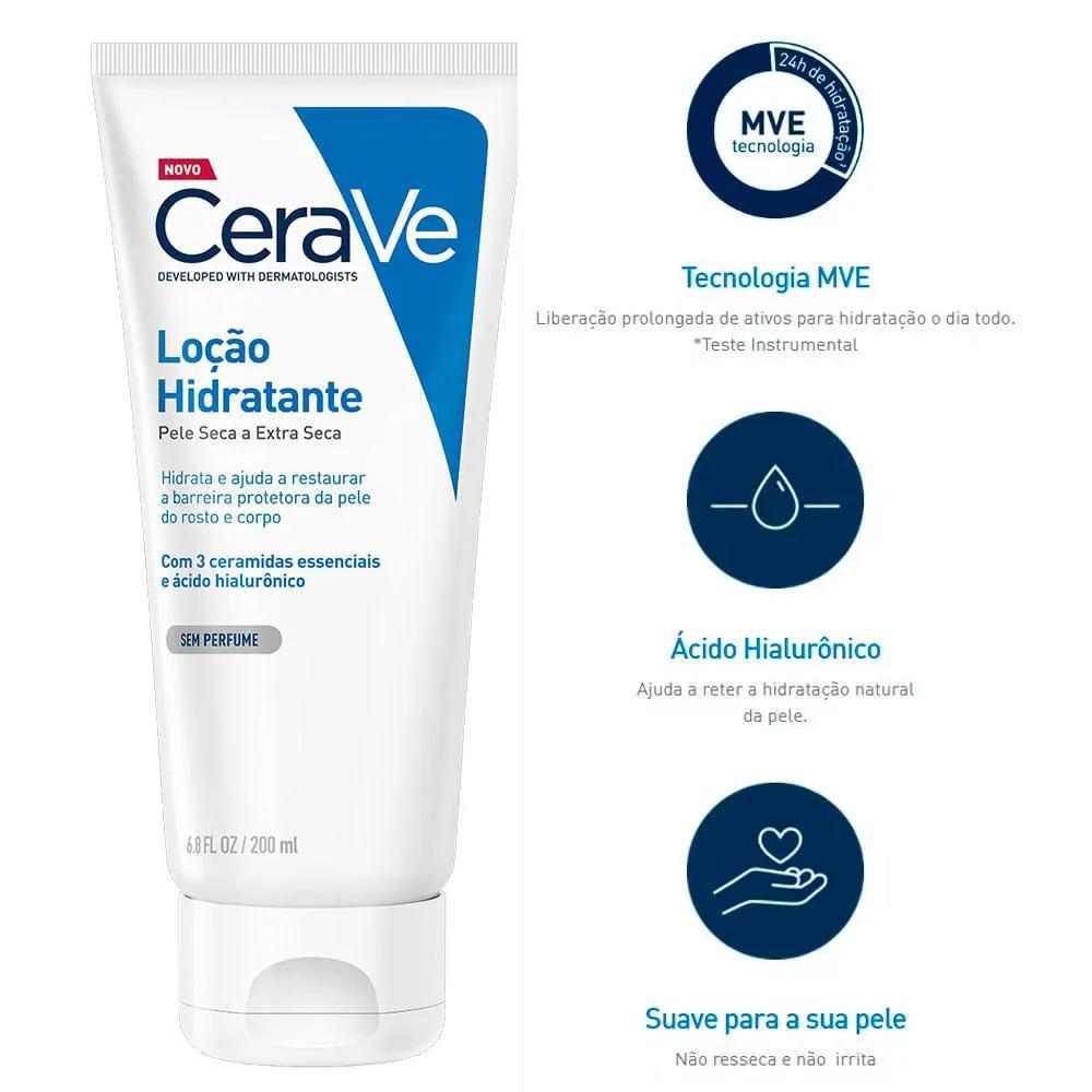 CERAVE LOçãO HIDRATANTE CORPORAL - 200ML