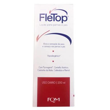FLETOP HIDRATANTE PARA PéS E PERNAS  FQM - 200ML