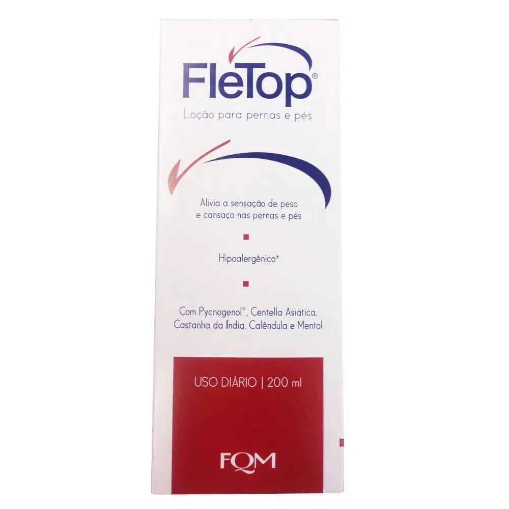 FLETOP HIDRATANTE PARA PéS E PERNAS  FQM - 200ML