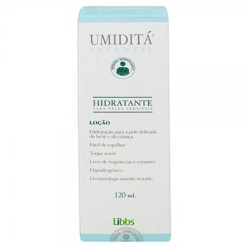 UMIDITá INFANTIL LOçãO HIDRATANTE PARA PELES SENSíVEIS 120ML - LIBBS