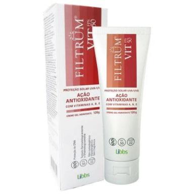 PROTETOR SOLAR FILTRUM VIT GEL-CREME HIDRATANTE FPS50 120G