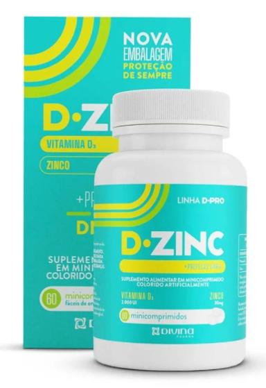 D-ZINC VITAMINA D + ZINCO 60CPR DIVINA PHARMA