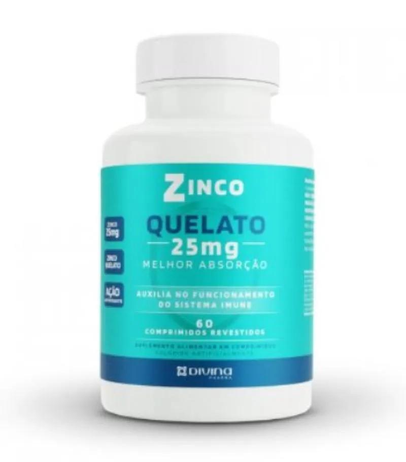 ZINCO QUELATO 25MG 60CPR DIVINA PHARMA