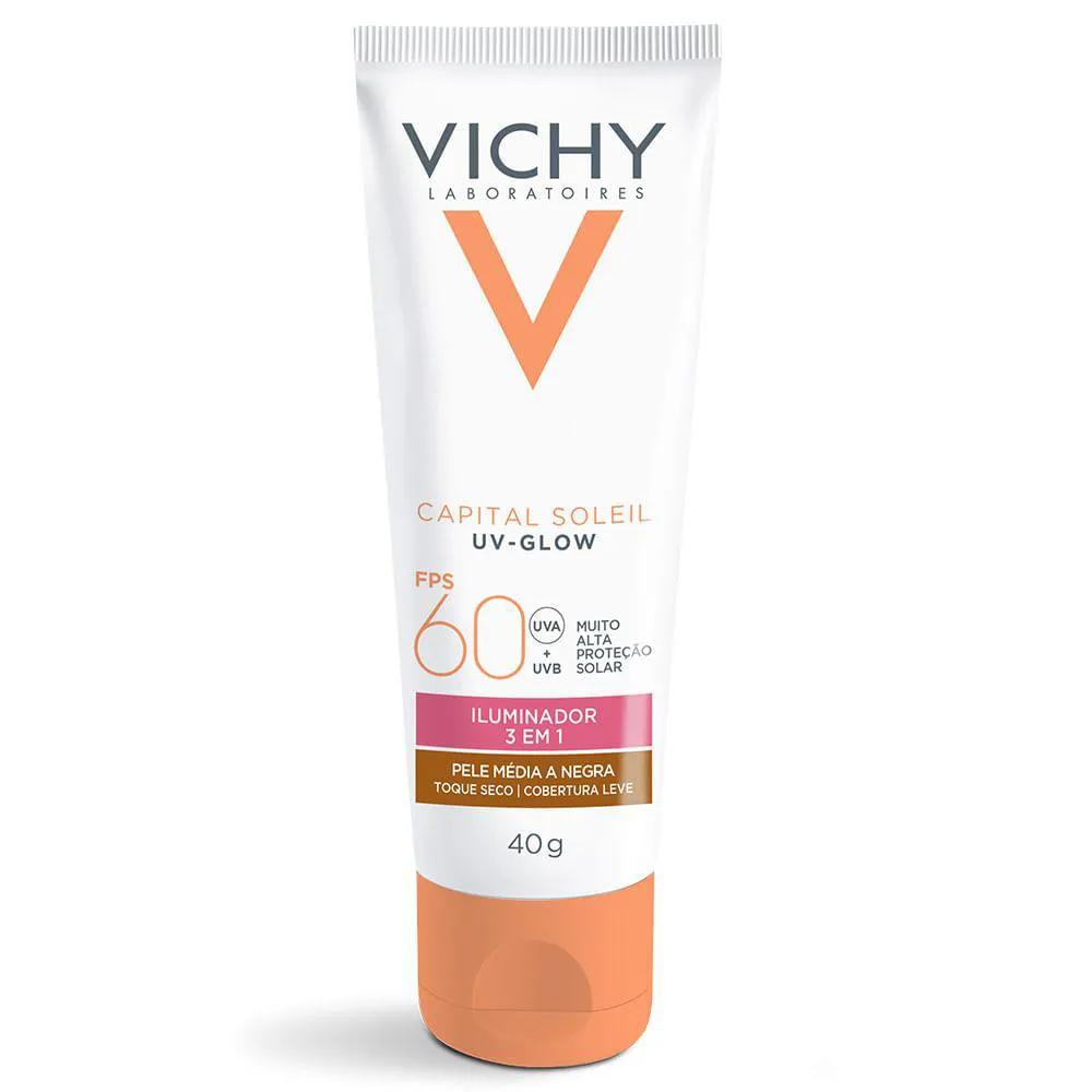 VICHY CAPITAL SOLEIL UV-GLOW 40G FPS60 MEDIA A NEGRA