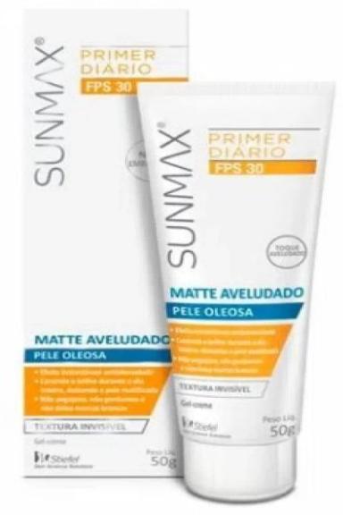 PROTETOR SOLAR - SUNMAX - MATTE AVELUDADO FPS 30 - 50G