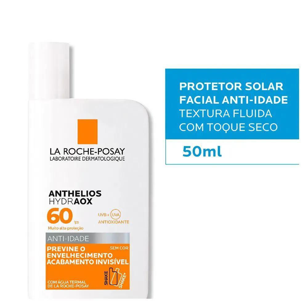 ANTHELIOS HYDRAOX FPS 60 - PROTETOR SOLAR FACIAL LA ROCHE-POSAY - SEM COR - 50G