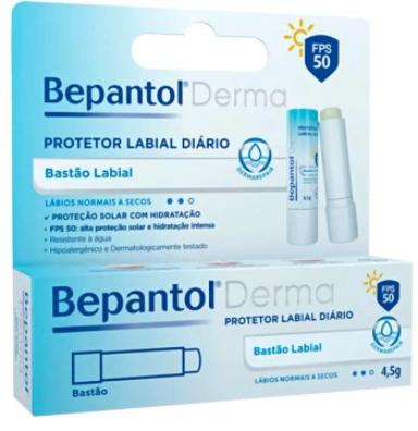 BEPANTOL DERMA PROTETOR LABIAL FPS50 4,5G