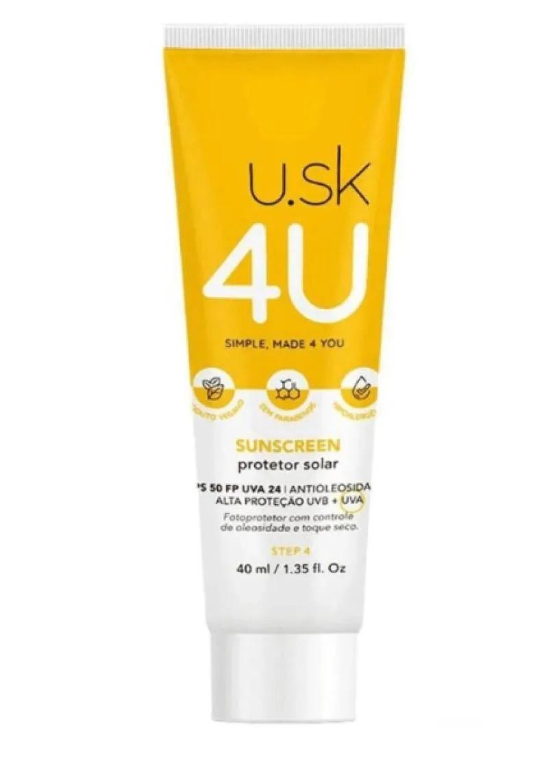 PROTETOR SOLAR UNDERSKIN 4U FPS50 40ML U.SK