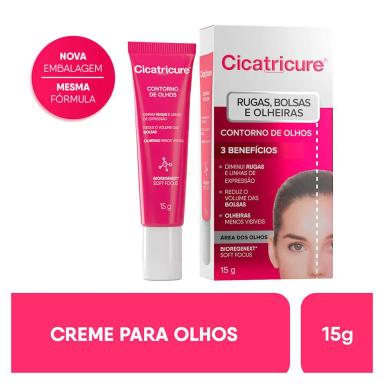 CICATRICURE CONTORNO DE OLHOS BLUR &amp;amp;AMP; FILLER - CREME ANTI-IDADE PARA ÁREA DOS OLHOS - 15G