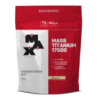 MAX TITANIUM HIPERCALóRICO MASS TITANIUM 17500 3KG