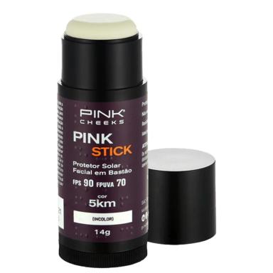 PROTETOR SOLAR E BASE PINKSTICK FPS 90 IDEAL PARA ESPORTE TOM DE PELE 5KM