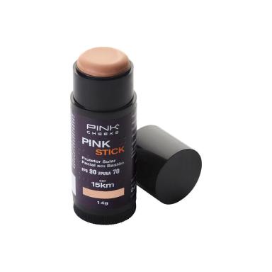 PROTETOR SOLAR E BASE PINKSTICK FPS 90 IDEAL PARA ESPORTE TOM DE PELE 15km