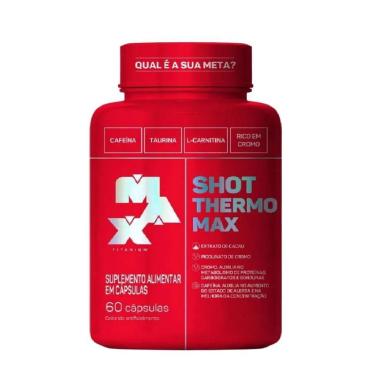 MAX TITANIUM SHOT THERMO THERMOGENICO 60 Cápsulas