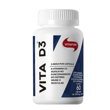 VITAFOR VITAMINA D VITA D3 2000UI 60 Cápsulas