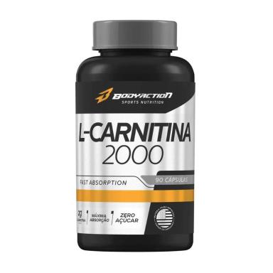 L-CARNITINA 2000MG BODYACTION SABOR SEM SABOR 90 Cápsulas