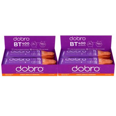 KIT 2 BT NITRATO 400 GEL CARBOIDRATO BETERRABA DOBRO Laranja Morango+laranja Morango