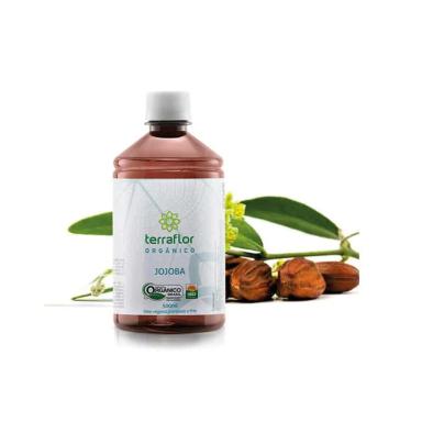 ÓLEO VEGETAL DE JOJOBA ORGÂNICO TERRAFLOR 500ML