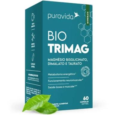BIO TRIMAG 60 CáPSULAS PURAVIDA BISCIGLINATO DIMALATO TAURAT