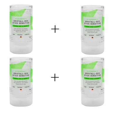 DESODORANTE NATURAL PEDRA CRISTAL ALVA ALEMANHA KIT (5 UNID)