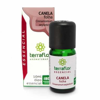 ÓLEO ESSENCIAL CANELA FOLHA TERRAFLOR 10ML