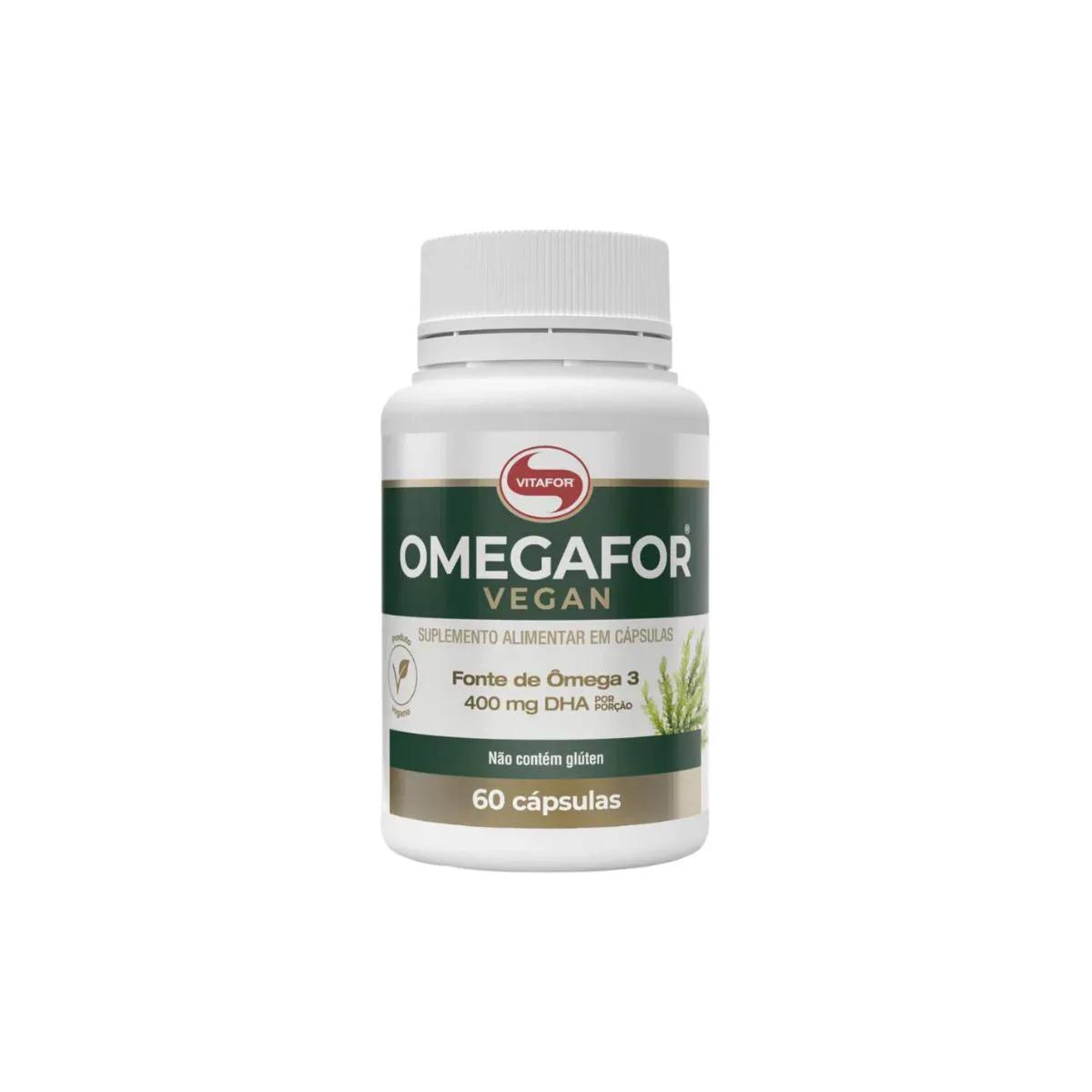 OMEGAFOR VEGAN FONTE ÔMEGA3 VEGANO 400MG NATURAL DHA VITAFOR