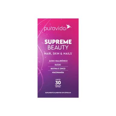 SUPREME BEAUTY BIOTINA HIALURôNICO ZIBCO SILíCIO PURAVIDA