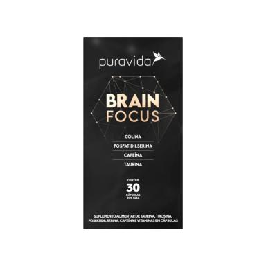 BRAIN FOCUS CAFEíNA ALTA PERFORMANCE MENTAL PURAVIDA
