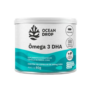 ÔMEGA 3 DHA 500MG VEGANO  MICROALGAS 100%NATURAL OCEAN DROP