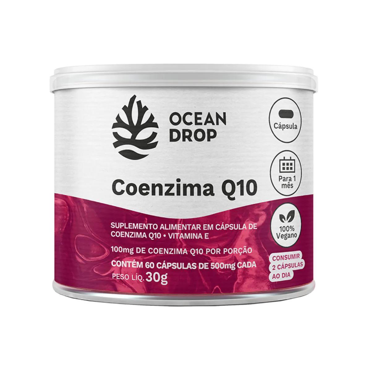COENZIMA Q10 500MG VITAMINAE ANTIOXIDANTE NATURAL OCEAN DROP