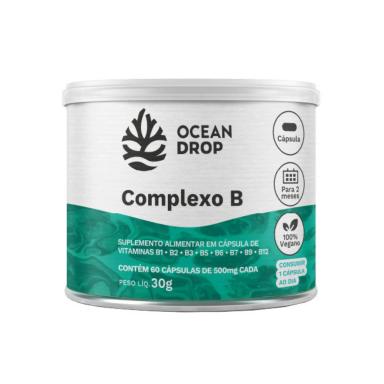 COMPLEXO B 8 VITAMINAS B12 B9 B6 BIOTINA B6 B5 B3 OCEAN DROP