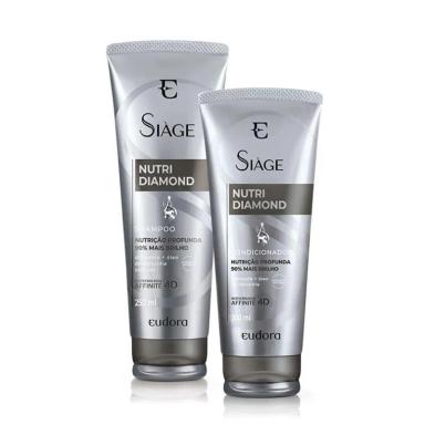 KIT SIàGE NUTRI DIAMOND EUDORA: SHAMPOO + CONDICIONADOR