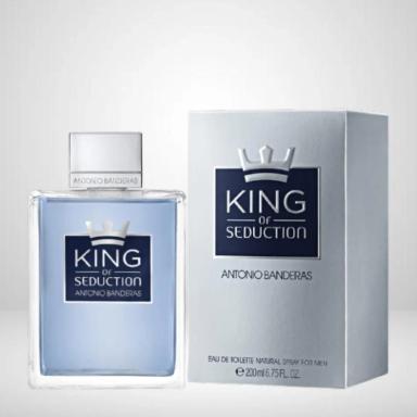 PERFUME KING OF SEDUCTION ANTONIO BANDERAS - MASCULINO - EAU DE TOILETTE 200ML