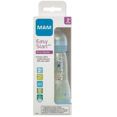 MAMADEIRA FIRST BOTTLE 260ML BOYS AZUL (0M+) 4663 - MAM