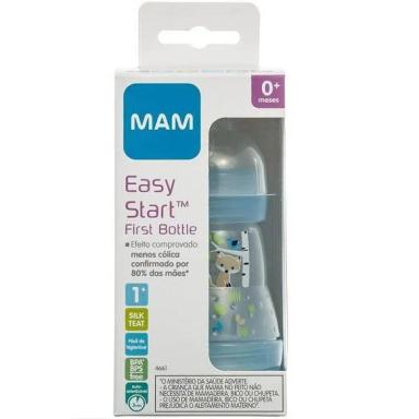 MAMADEIRA FIRST BOTTLE 0M+ 160ML BOY AZUL MAM 4661