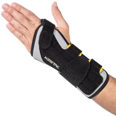 MUNHEQUEIRA ORTESE TALA P/ PUNHO SENSI WRIST KESTAL KSN086 ESQUERDA M Cinza