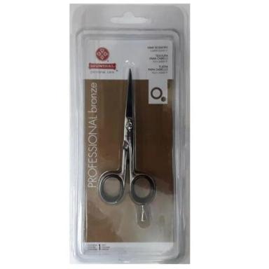 TESOURA PARA CABELO LASER 5 PROFESSIONAL BRONZE MUNDIAL BC-357-5