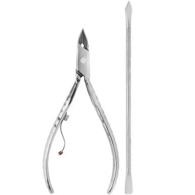 ALICATE CUTICULA E ESPATULA DUPLA MUNDIAL 778-E