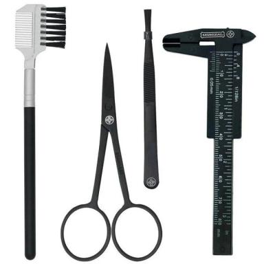 KIT DESIGNER DE SOBRANCELHAS 4 PEçAS MUNDIAL BC-320