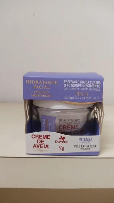CREME HIDRATANTE FACIAL AVEIA DAVENE INTENSA FPS15 50G