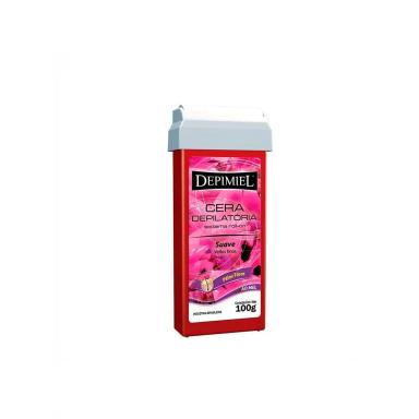 CERA DEPILATóRIA ROLL ON DEPIMIEL ROSA REFIL 100G