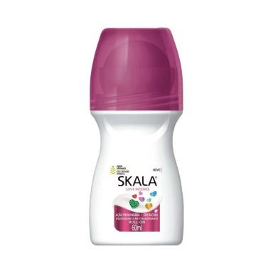 DESODORANTE ROLL ON SKALA LOVE INTENSE SEM ALCOOL 60ML