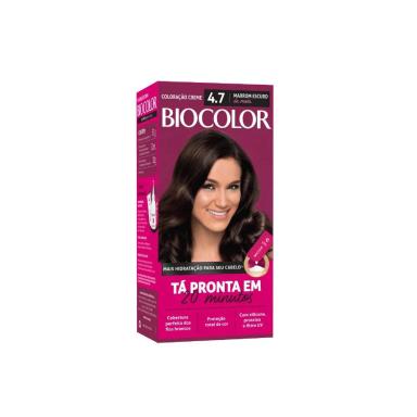 TINTURA BIOCOLOR MINI KIT 4.7 MARROM ESCURO