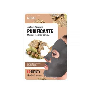 MáSCARA FACIAL KISS PURIFICANTE SABãO AFRICANO