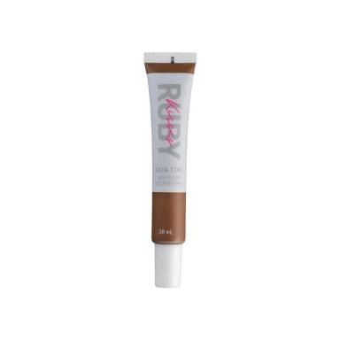 BASE FACIAL FLUIDA SKIN TINT RUBY KISS EFEITO NATURAL COR 347 30ML - xpto