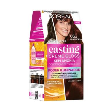 TINTURA L'ORéAL CASTING CREME GLOSS 665 HIGH FRAMBOESA