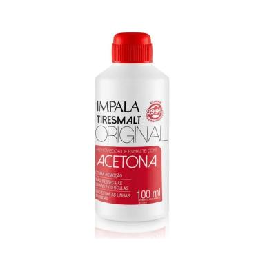 REMOVEDOR ESMALTE IMPALA TIRESMALT C/ ACETONA ORIGINAL 100ML