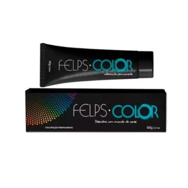 COLORAçãO PERMANENTE FELPS COLOR 6.66 LOURO ESCURO VERMELHO INTENSO 60GR