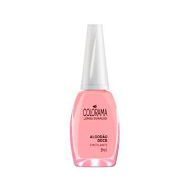 ESMALTE COLORAMA CINTILANTE ALGODAO DOCE