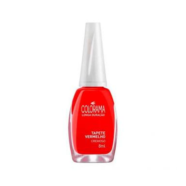 ESMALTE COLORAMA VERNIZ FASHION TAPETE VERMELHO